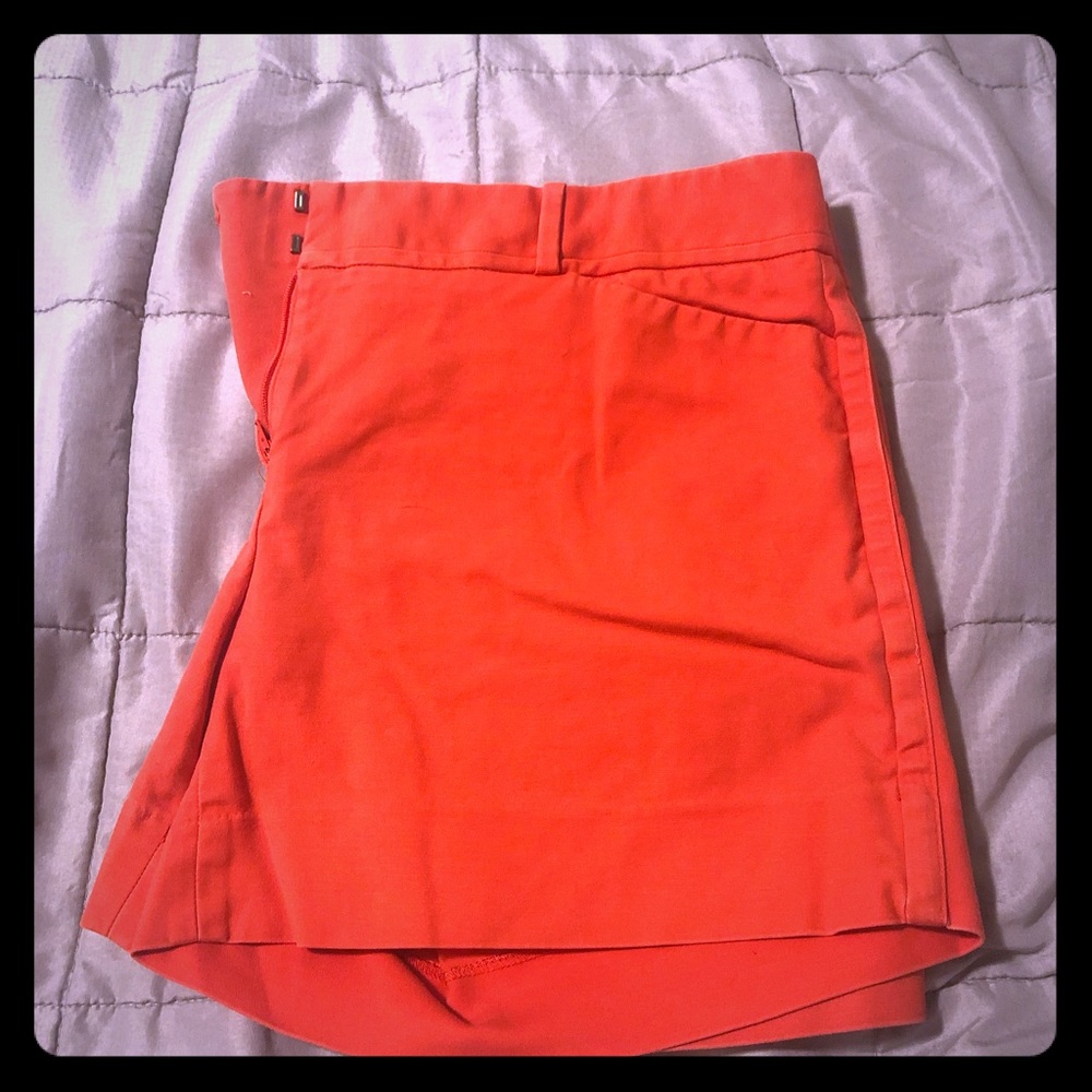 Burnt orange shorts size 12